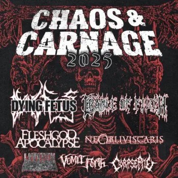 The Rollercoaster of the Chaos and Carnage Tour&nbsp;2025